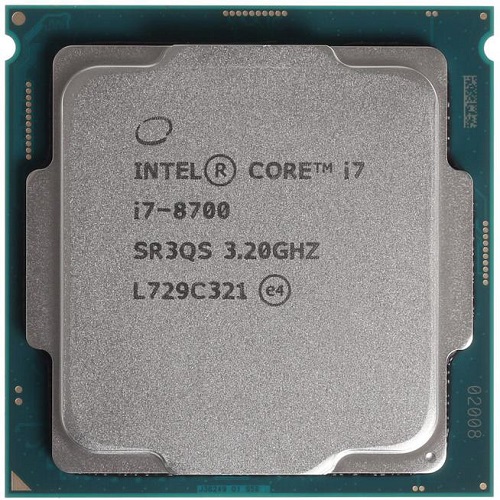 پردازنده مدل Core i7-8700